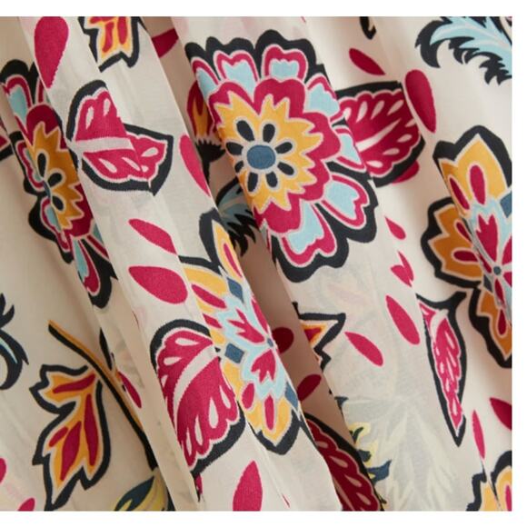 rag & bone Bailey gathered floral print devoré georgette mini dress - Picture 3 of 7